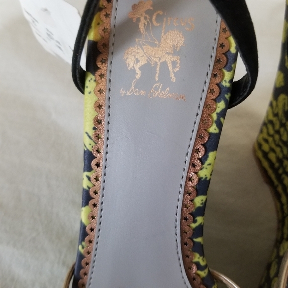 New Strappy wedge Circle by Sam Edelman sandals size 8.5M - Picture 4 of 14
